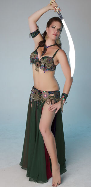 sexy belly dancer costume